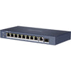 Hikvision DS-3E0510HP-E Pro Series 8-Port Unmanaged PoE Switch, 6 × Gigabit PoE RJ45, 90W