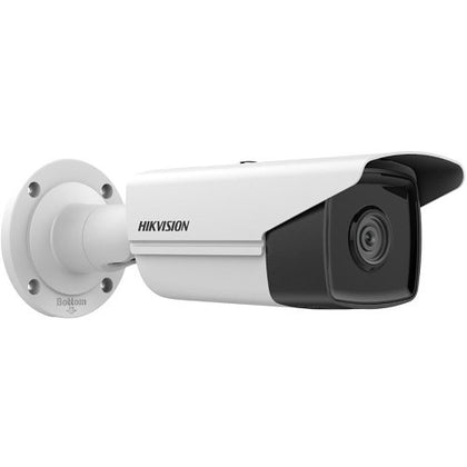 Hikvision DS-2CD2T43G2-2I Pro Series AcuSense 4MP IP67 IR IP Bullet Camera, 2.8mm Fixed Lens, White