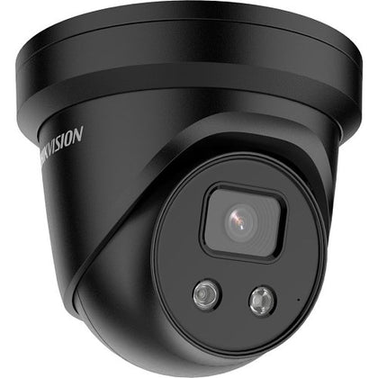 Hikvision DS-2CD2366G2-IU Pro Series AcuSense IP67 6MP IR 30M IP Turret Camera, 2.8mm Fixed Lens, Black