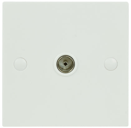 TV Aerial Coaxial Wallplate