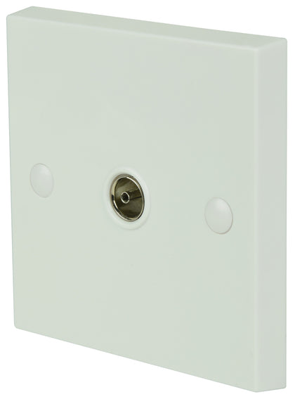 TV Aerial Coaxial Wallplate