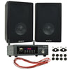 2 x Bookshelf Speakers and WiFi Streaming Amplifier Package