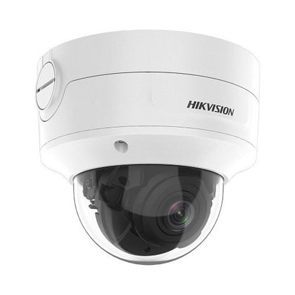 Hikvision DS-2CD2746G2-IZS Pro Series, AcuSense IP67 4MP 2.8-12mm Motorized Varifocal Lens, IR 40M IP Dome Camera, White