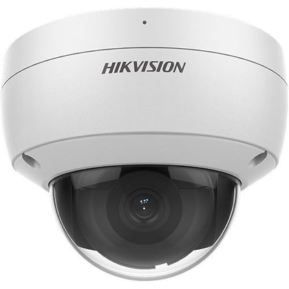 Hikvision DS-2CD2126G2-ISU Pro Series AcuSense IP67 2MP IR 30M IP Dome Camera, 2.8mm Fixed Lens, White