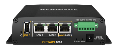 Peplink Pepwave MAX HD2 Mini Mission Critical 4G LTE Bandwidth Bonding Router (MAX-HD2-MINI-LTEA-W-T)