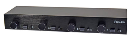 2:4 Audio Management Speaker Selector with Volume Controls