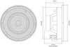 Adastra SL6 - 6.5 inch 40W In-Ceiling Speakers, 8 Ohms (Sold in Pairs)