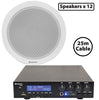 Compact 100V Ceiling Speaker Packages with Bluetooth & USB