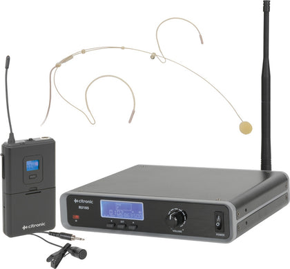 Tuneable Dual UHF Beltpack Microphone System