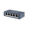 Hikvision DS-3E0505P-E Pro Series 4-Port Unmanaged PoE Switch, 4 x 10-100-1000 Mbps RJ45, 30W