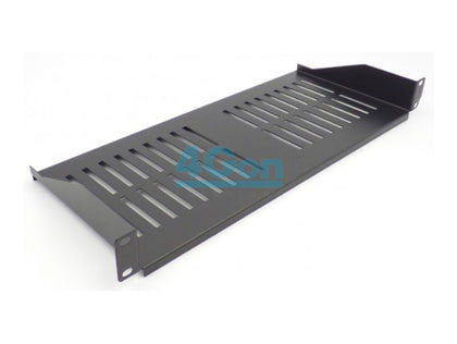 Allrack 1U Vented Shelf Black