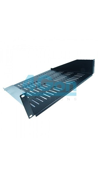 Allrack Deep Grey 1U 300mm Cantilever Shelf