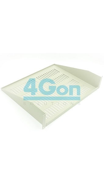 Allrack Grey 2U 400mm Cantilever Shelf