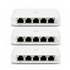 Ubiquiti UniFi USW Flex Mini 5-Port Layer 2 Gigabit Switch 3-Pack - EU Power Supply (USW-Flex-Mini-3)