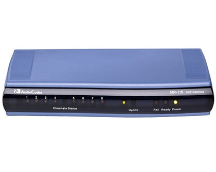 AudioCodes MediaPack 118 Analog VoIP Gateway 8 Port FXS (MP118/8S/SIP)