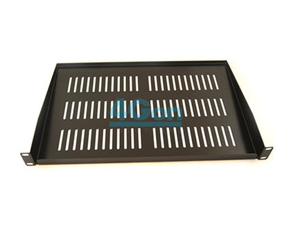 Allrack Black 1U 300 Deep Shelf (SHELF1U300BLK)